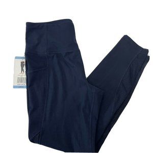 Active Life Womens L Blue Athletic Capri Yoga Pant